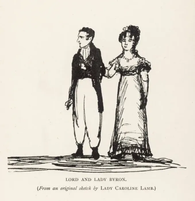 Framed Print : Lord and Lady Byron Framed Print : Lord and Lady Byron