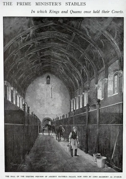 Framed Print : Lord Salisbury's stables Framed Print : Lord Salisbury's stables