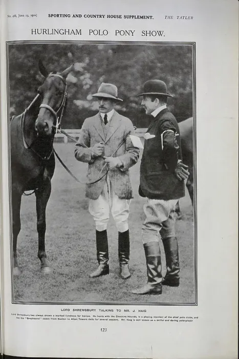 Framed Print : Lord Shrewsbury at Hurlingham polo club Framed Print : Lord Shrewsbury at Hurlingham polo club