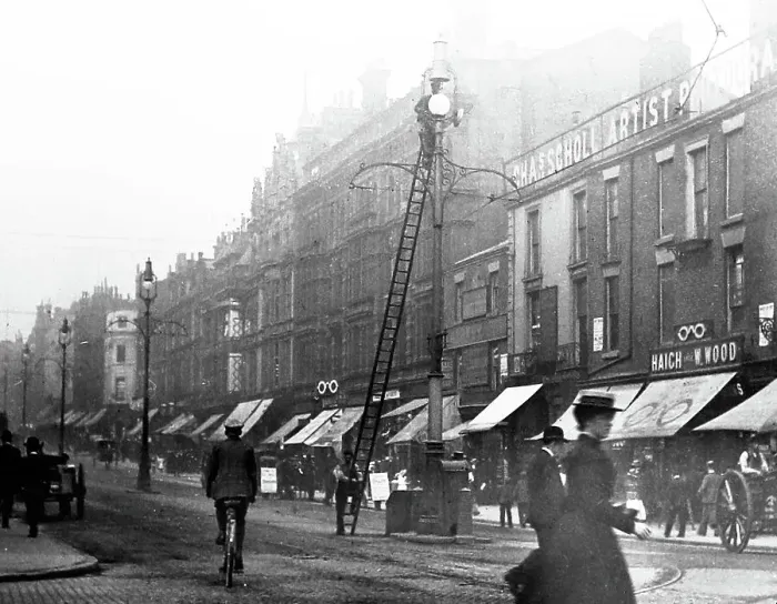 Framed Print : Lord Street, Liverpool, early 1900s Framed Print : Lord Street, Liverpool, early 1900s