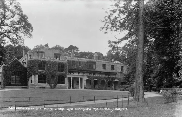Framed Print : Lord Tennyson's Residence at Farringford Framed Print : Lord Tennyson's Residence at Farringford
