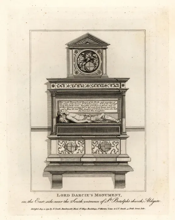 Framed Print : Lord Thomas Darcys monument in St. Botolph s Framed Print : Lord Thomas Darcys monument in St. Botolph s