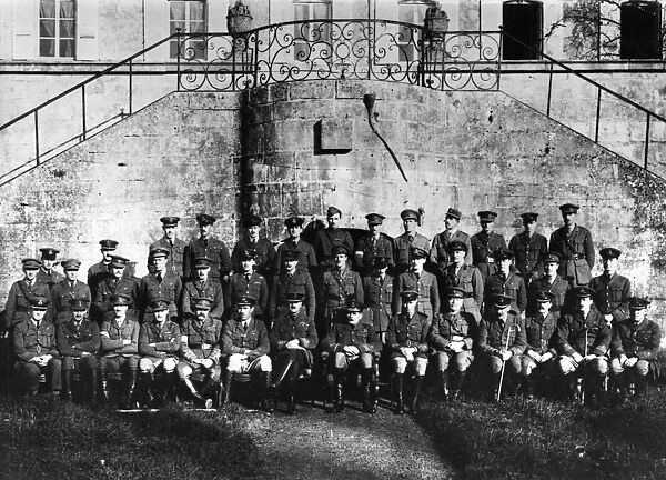 Lord Trenchard with RAF HQ staff