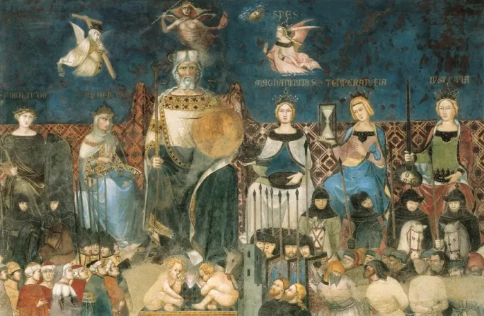 Framed Print : LORENZETTI, Ambrogio (1285-1348) Framed Print : LORENZETTI, Ambrogio (1285-1348)