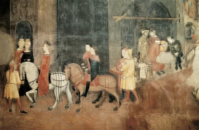 Framed Print : LORENZETTI, Ambrogio (1285-1348) Framed Print : LORENZETTI, Ambrogio (1285-1348)