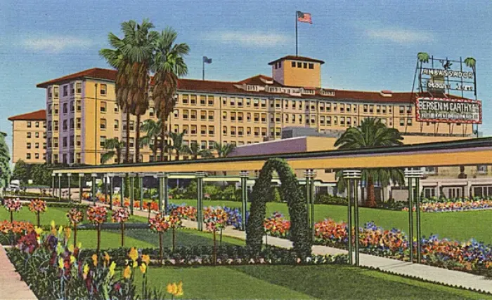 Framed Print : Los Angeles, California - The Ambassador Hotel Framed Print : Los Angeles, California - The Ambassador Hotel