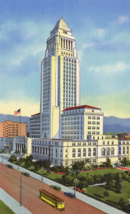 Framed Print : Los Angeles, California - City Hall Framed Print : Los Angeles, California - City Hall