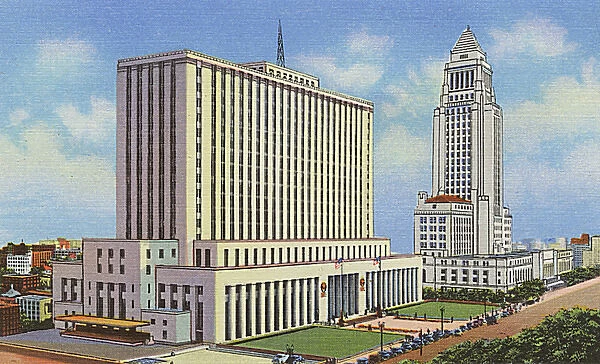 Los Angeles, California - New Post Office, Federal Building