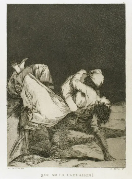 Framed Print : Los Caprichos by Francisco de Goya (1746-1828) Framed Print : Los Caprichos by Francisco de Goya (1746-1828)