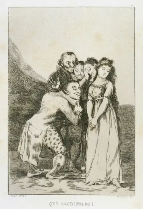 Framed Print : Los Caprichos by Francisco de Goya (1746-1828) Framed Print : Los Caprichos by Francisco de Goya (1746-1828)