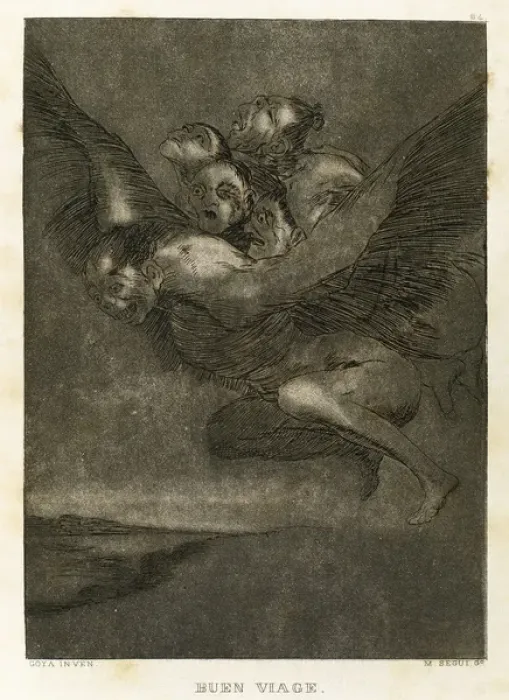 Framed Print : Los Caprichos by Francisco de Goya (1746-1828) Framed Print : Los Caprichos by Francisco de Goya (1746-1828)