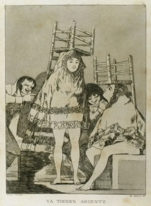 Framed Print : Los Caprichos by Francisco de Goya (1746-1828) Framed Print : Los Caprichos by Francisco de Goya (1746-1828)