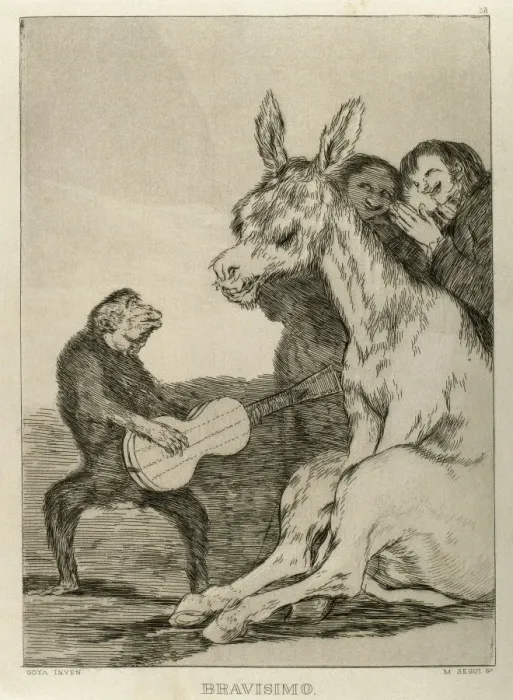 Framed Print : Los Caprichos by Francisco de Goya (1746-1828) Framed Print : Los Caprichos by Francisco de Goya (1746-1828)