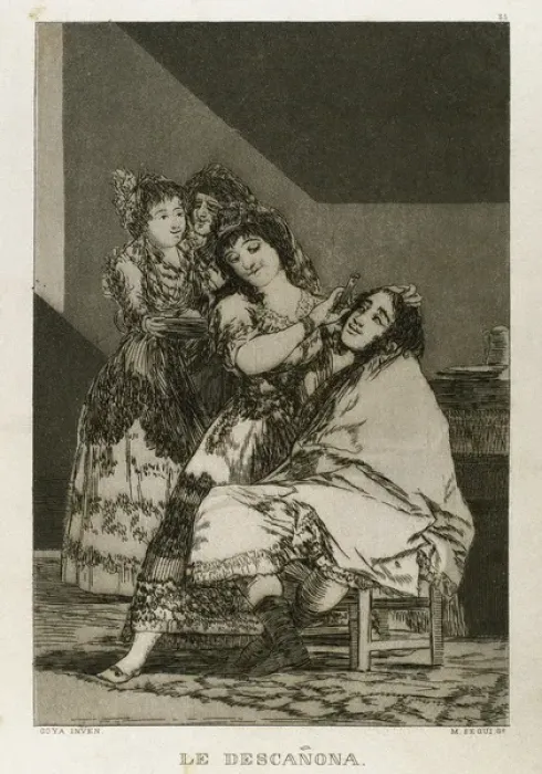Framed Print : Los Caprichos by Francisco de Goya (1746-1828) Framed Print : Los Caprichos by Francisco de Goya (1746-1828)