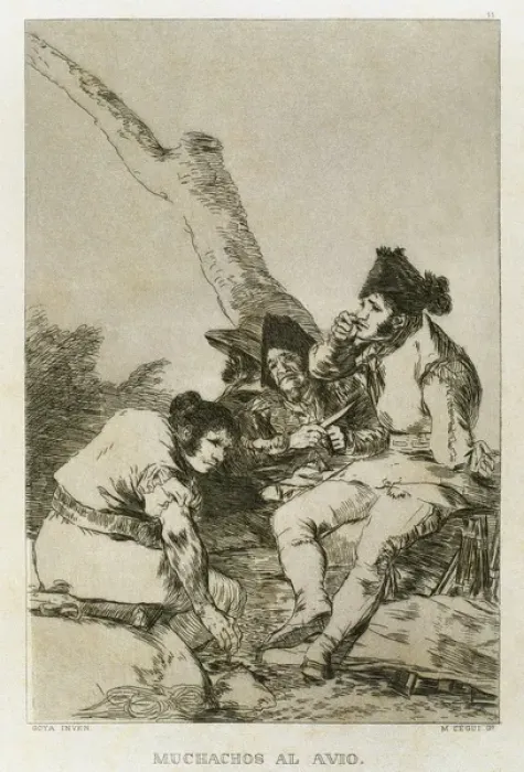 Framed Print : Los Caprichos by Francisco de Goya (1746-1828) Framed Print : Los Caprichos by Francisco de Goya (1746-1828)