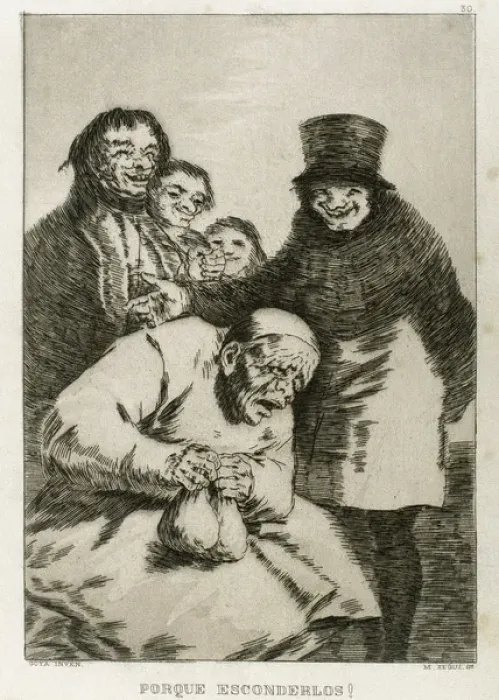 Framed Print : Los Caprichos by Francisco de Goya (1746-1828) Framed Print : Los Caprichos by Francisco de Goya (1746-1828)