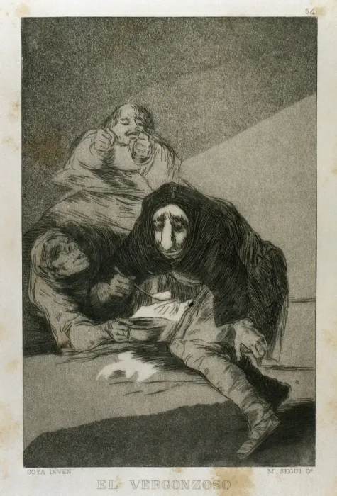 Framed Print : Los Caprichos by Francisco de Goya (1746-1828) Framed Print : Los Caprichos by Francisco de Goya (1746-1828)