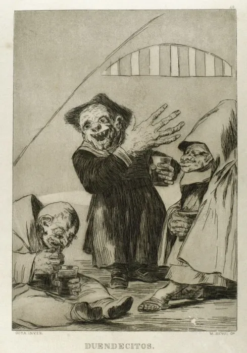 Framed Print : Los Caprichos by Francisco de Goya (1746-1828) Framed Print : Los Caprichos by Francisco de Goya (1746-1828)