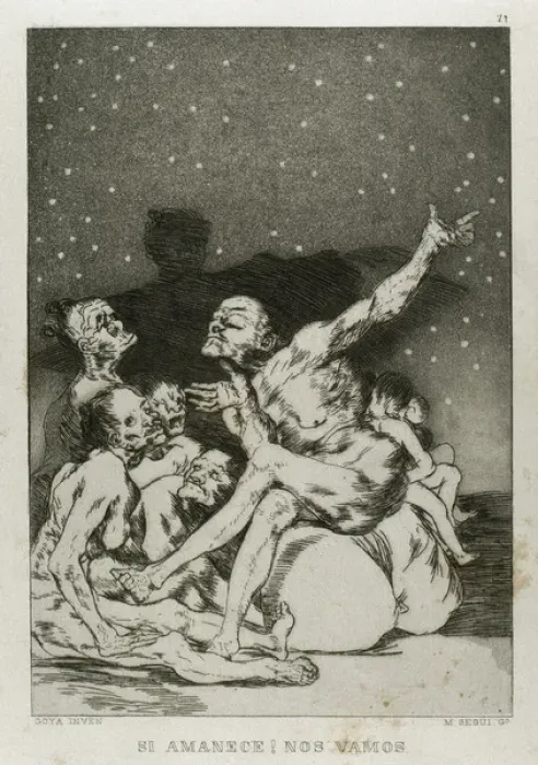 Framed Print : Los Caprichos by Francisco de Goya (1746-1828) Framed Print : Los Caprichos by Francisco de Goya (1746-1828)
