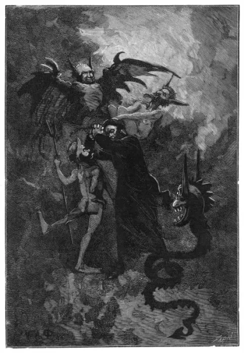 Framed Print : Loudun / Surin and Demon Framed Print : Loudun / Surin and Demon