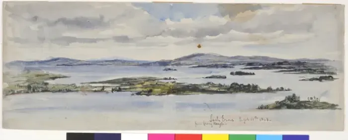 Framed Print : Lough Erne from Craig Reagh Framed Print : Lough Erne from Craig Reagh