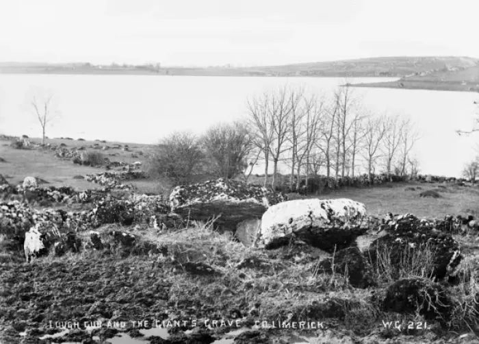 Framed Print : Lough Gur and the Giants Grave, Co Limerick Framed Print : Lough Gur and the Giants Grave, Co Limerick