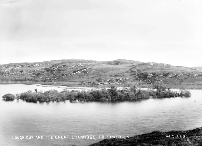 Framed Print : Lough Gur and the Great Crannoge, Co Limerick Framed Print : Lough Gur and the Great Crannoge, Co Limerick