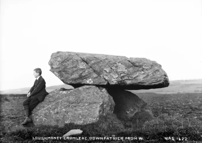 Framed Print : Loughmoney Cromlech, Downpatrick, from W Framed Print : Loughmoney Cromlech, Downpatrick, from W