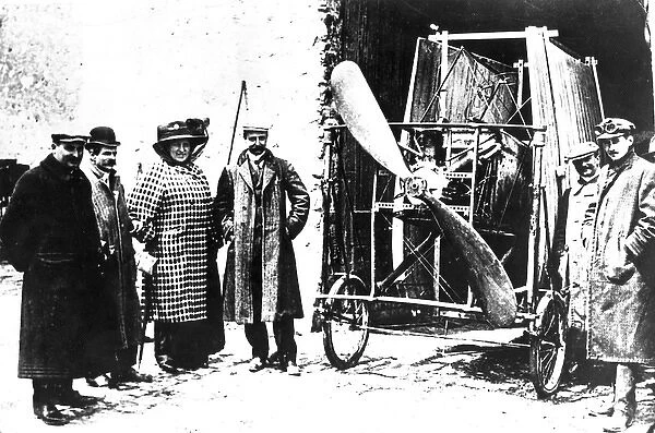 Louis and Alice Bleriot with the Type XI at Mondesir farm