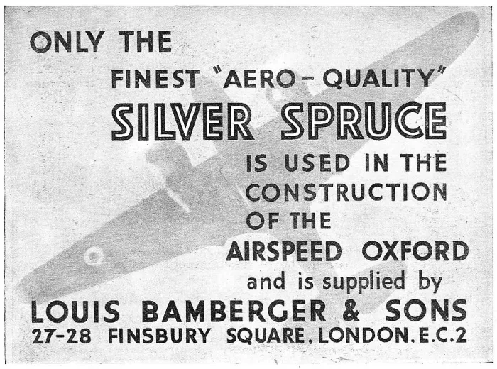 Framed Print : Louis Bamberger - Timber Suppliers To The Aircraft Industry Framed Print : Louis Bamberger - Timber Suppliers To The Aircraft Industry