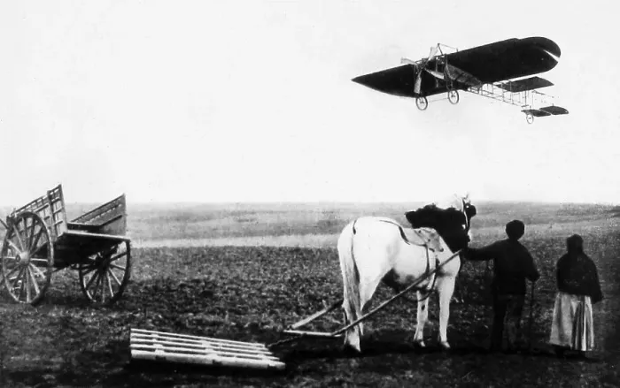 Framed Print : Louis Bleriot flight from Toury to Artenay Framed Print : Louis Bleriot flight from Toury to Artenay