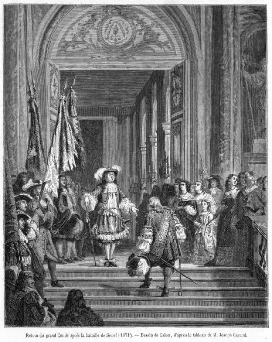 Framed Print : Louis and Conde Framed Print : Louis and Conde