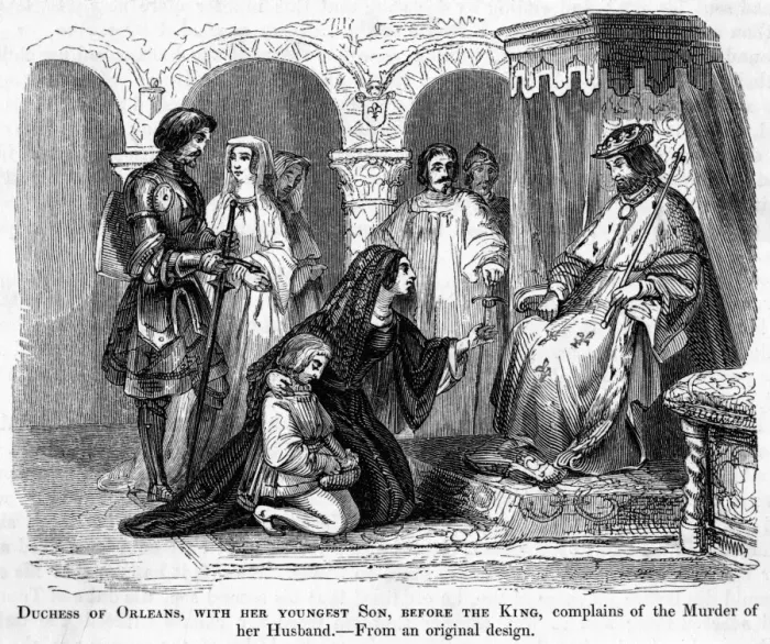 Framed Print : Louis D orleans Slain