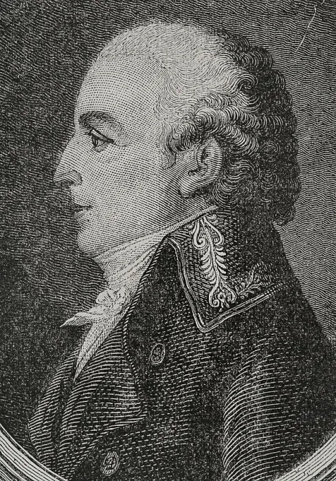 Framed Print : Louis Dubois du Bais (1743-1834). French military Framed Print : Louis Dubois du Bais (1743-1834). French military