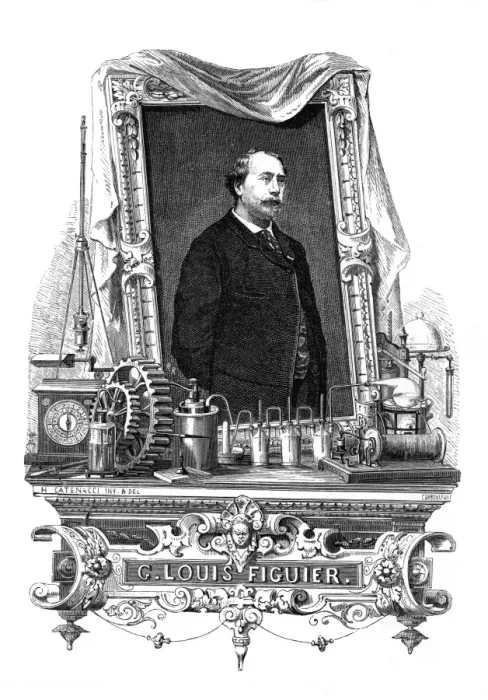 Framed Print : Louis Figuier - 4 Framed Print : Louis Figuier - 4