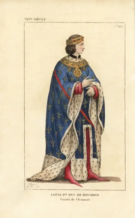 Framed Print : Louis I, Duke of Bourbon, 1279-1342 Framed Print : Louis I, Duke of Bourbon, 1279-1342