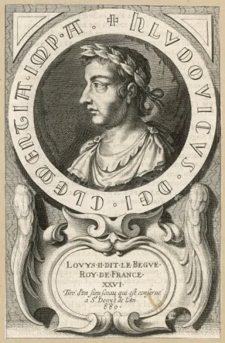 Framed Print : Louis II Le Begue Framed Print : Louis II Le Begue