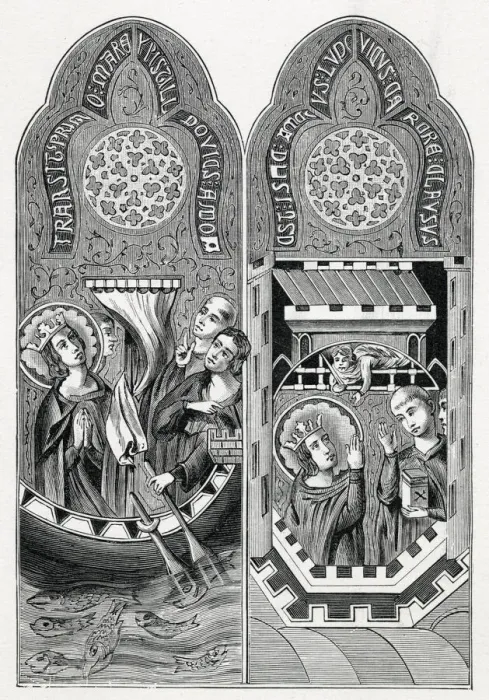 Framed Print : Louis IX of France sets sail for the Holy Land which he hopes to reconquer; alas Framed Print : Louis IX of France sets sail for the Holy Land which he hopes to reconquer; alas