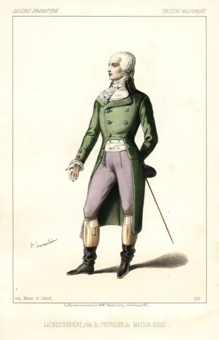 Framed Print : Louis Lacressonniere as the Chevalier de Maison Rouge, 1846 Framed Print : Louis Lacressonniere as the Chevalier de Maison Rouge, 1846