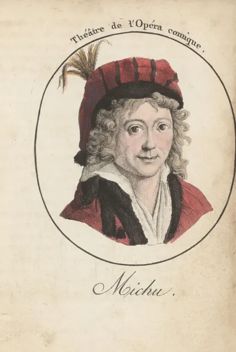 Framed Print : Louis Michu, French actor and singer, 1754-1801 Framed Print : Louis Michu, French actor and singer, 1754-1801