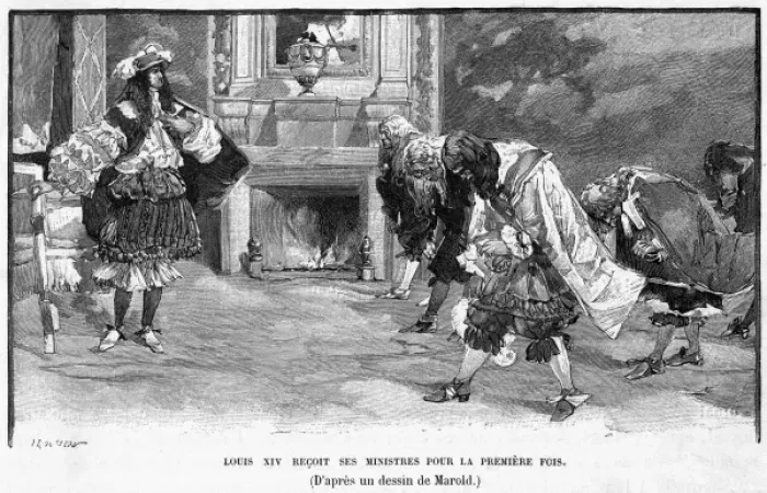 Framed Print : Louis & Ministers Framed Print : Louis & Ministers