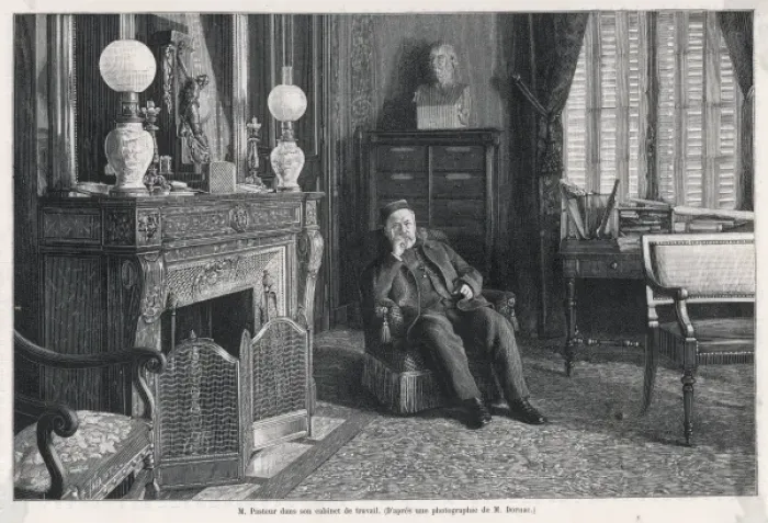 Framed Print : Louis Pasteur  /  Dornac