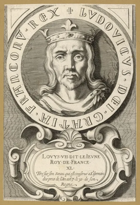Framed Print : Louis VII Le Jeune Framed Print : Louis VII Le Jeune