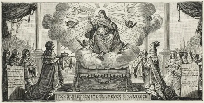Framed Print : Louis and the Virgin Framed Print : Louis and the Virgin