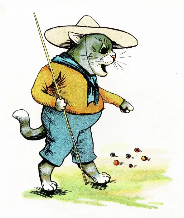 Framed Print : Louis Wain - The Cat Scouts, 1912 Framed Print : Louis Wain - The Cat Scouts, 1912
