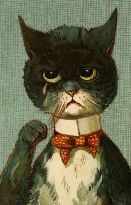 Framed Print : Louis Wain cats Framed Print : Louis Wain cats
