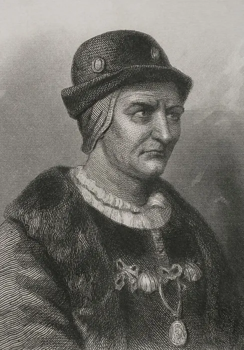 Framed Print : Louis XI (1423-1483), nicknamed the Prudent Framed Print : Louis XI (1423-1483), nicknamed the Prudent