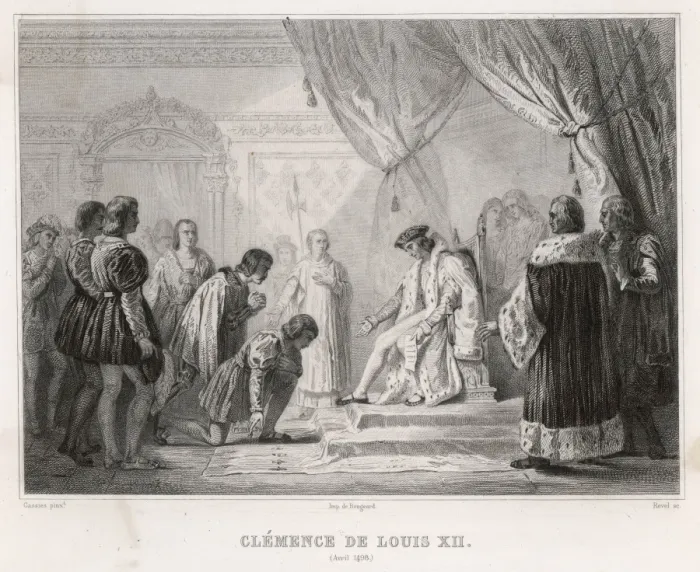 Framed Print : Louis XII & Ministers