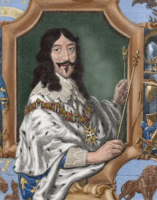 Framed Print : Louis XIII (1601-1643). King of France. Portrait. Engraving Framed Print : Louis XIII (1601-1643). King of France. Portrait. Engraving