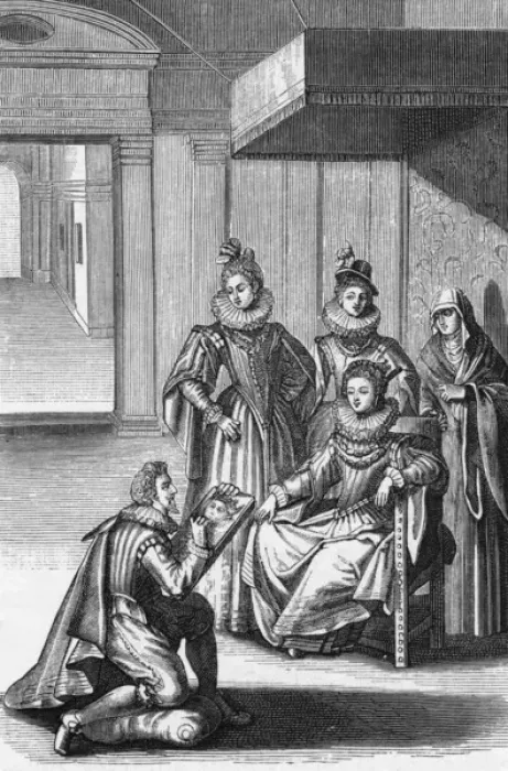 Framed Print : Louis XIII & Infanta Framed Print : Louis XIII & Infanta
